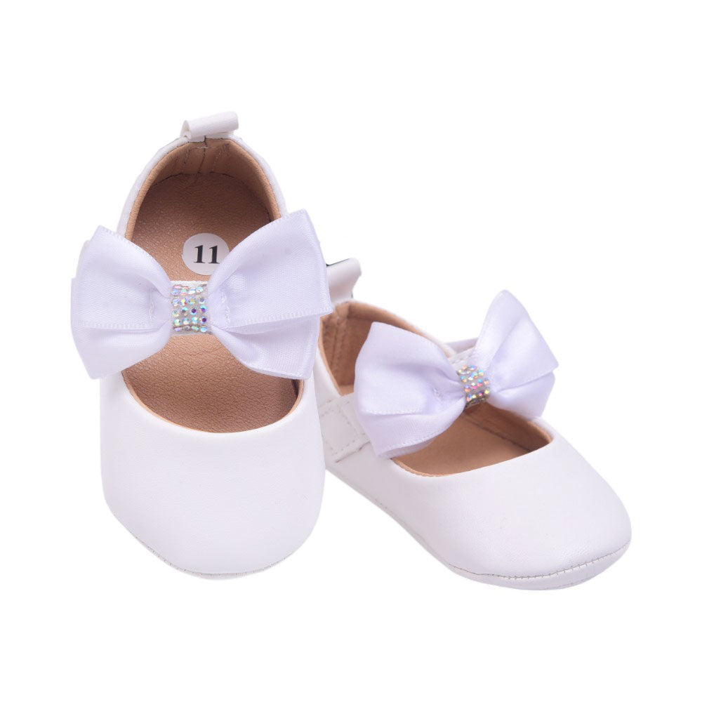 GIRLS PUMPS WHITE 11 W-1 11-13