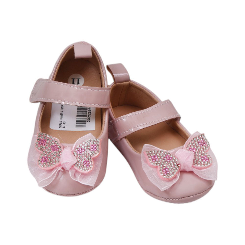 GIRLS PUMPS PINK 11 W-2 11-13