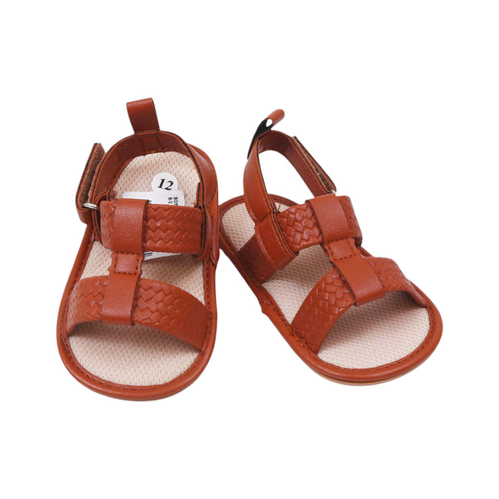 BOYS SANDAL BROWN 12 B-2 11-13