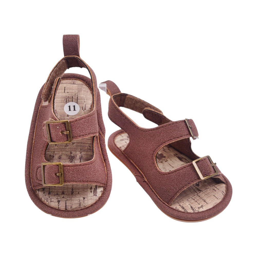 BOYS SANDAL 12 COFFEE B-5 11-13 Y.T
