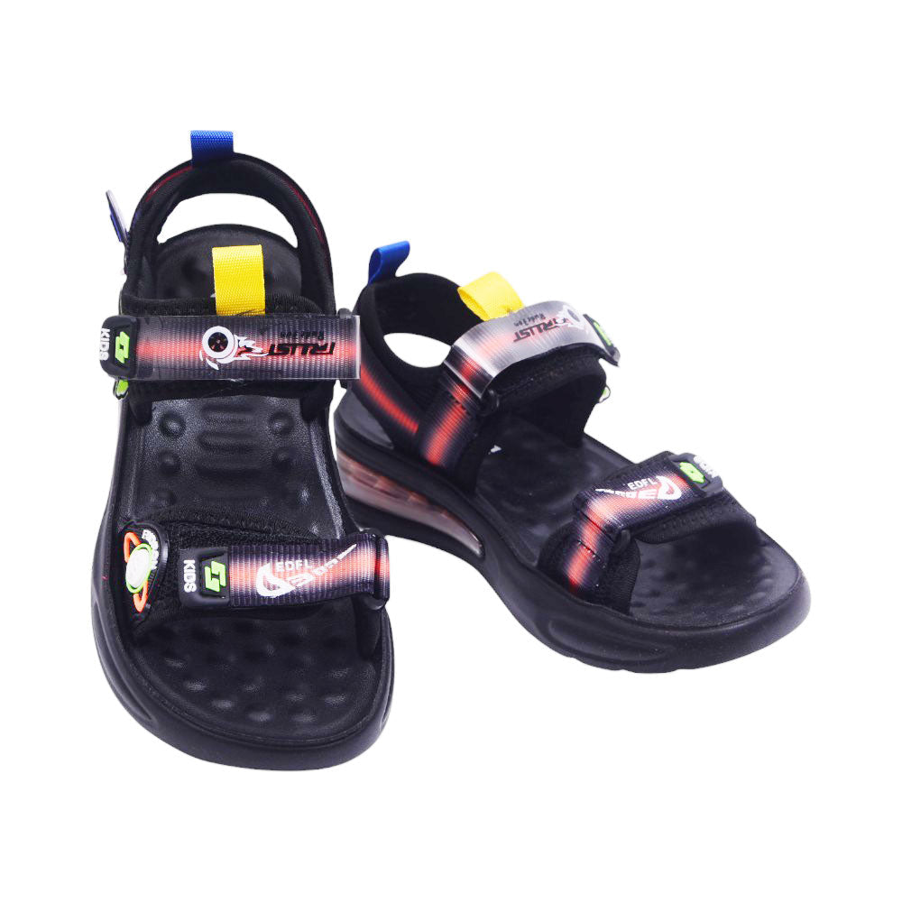 BOYS SANDAL 34 BLUE-BLACK B2401 32-37