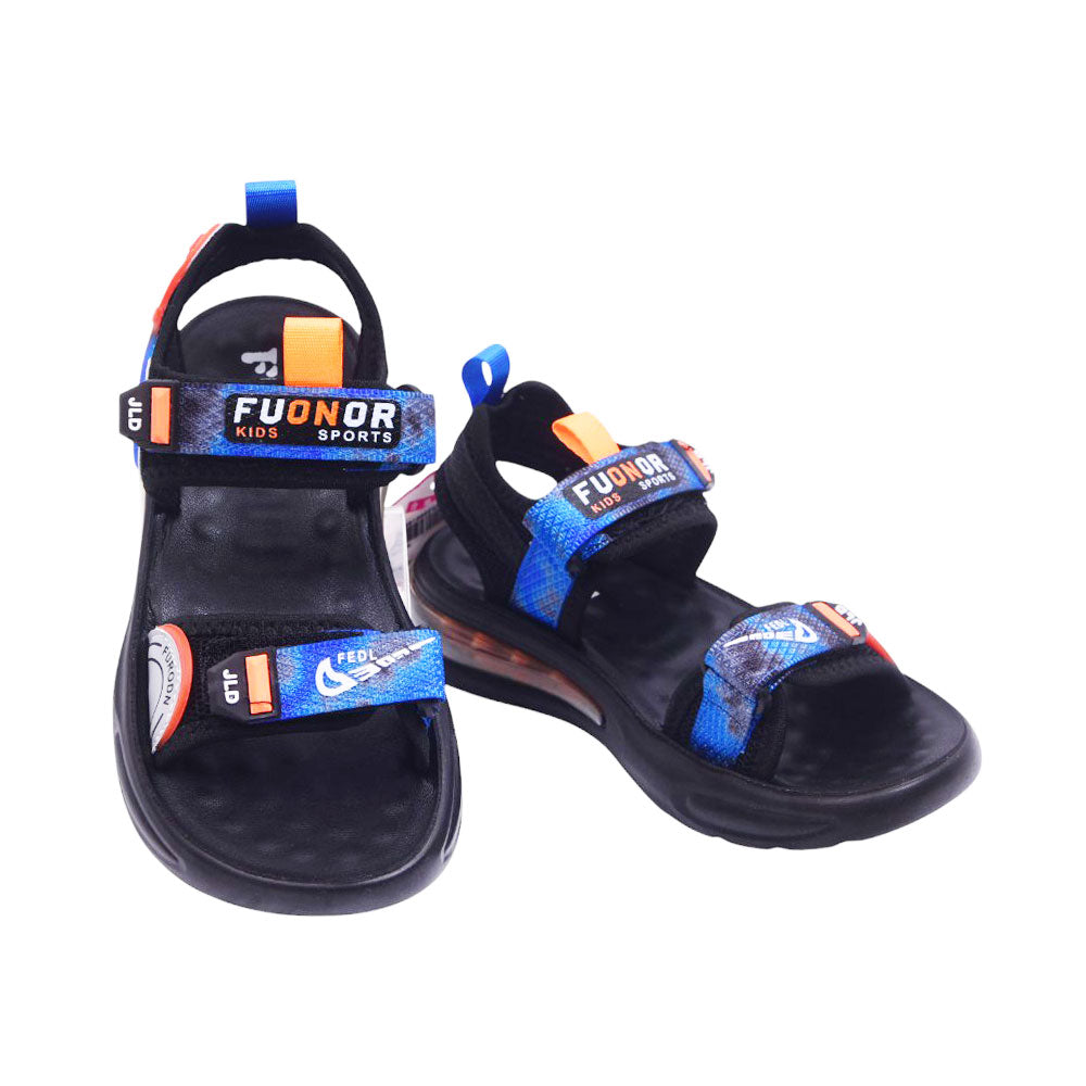 BOYS SANDAL 34 BLUE-BLACK B2408 32-37