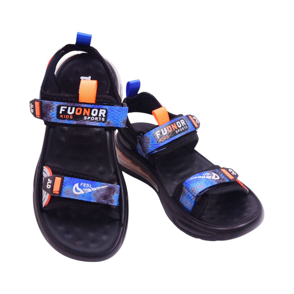 BOYS SANDAL 35 BLUE-BLACK B2408 32-37