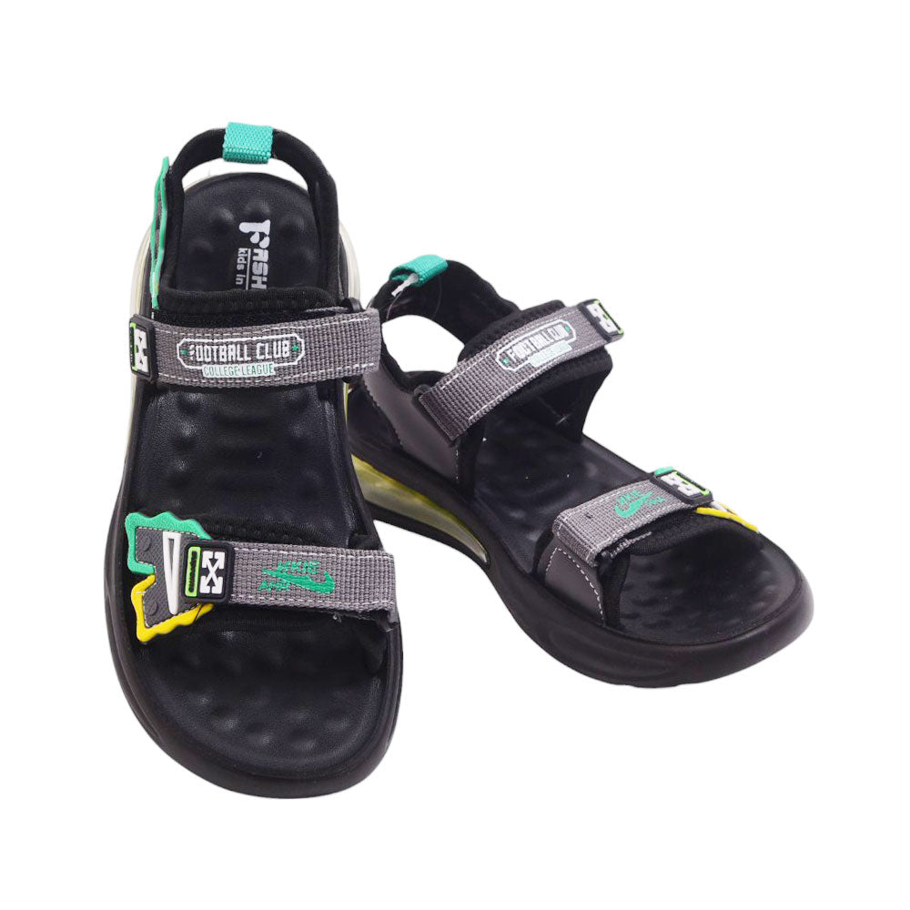 BOYS SANDAL 37 GREEN-GREY B2412 32-37