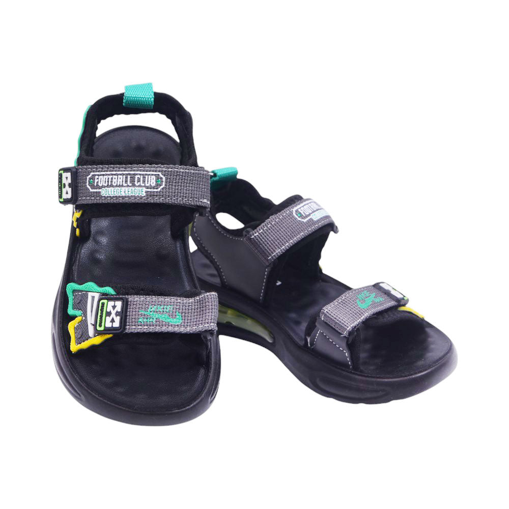 BOYS SANDAL 30 GREEN-GREY A2412 27-32