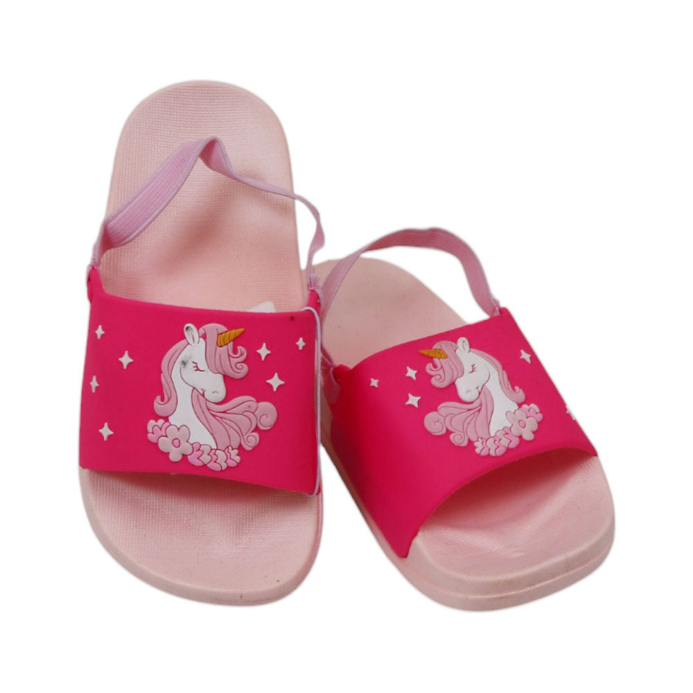 GIRLS SLIPPER BACK STRAP 22-23 PINK WY9067 18-23