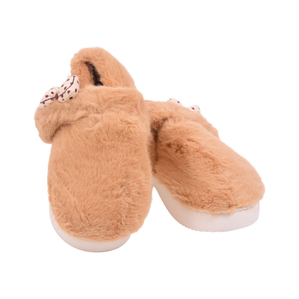 LADIES CARPET SHOES 40-41 IR-24 BROWN 23065 36-41