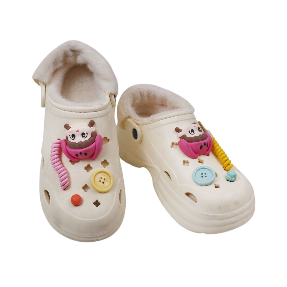 LADIES CARPET CROCK 39-40 IR-24 WHITE 9956-8 35-40