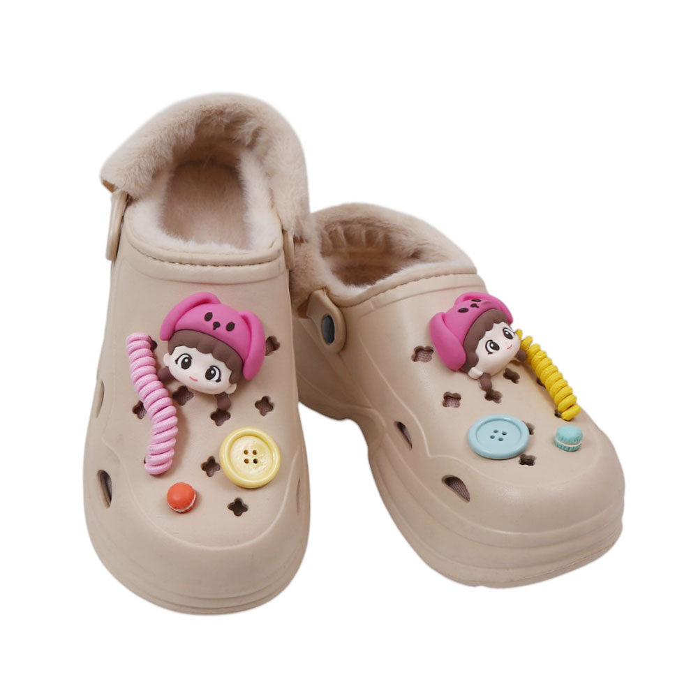 LADIES CARPET CROCK 39-40 IR-24 BEIGE 9956-8 35-40