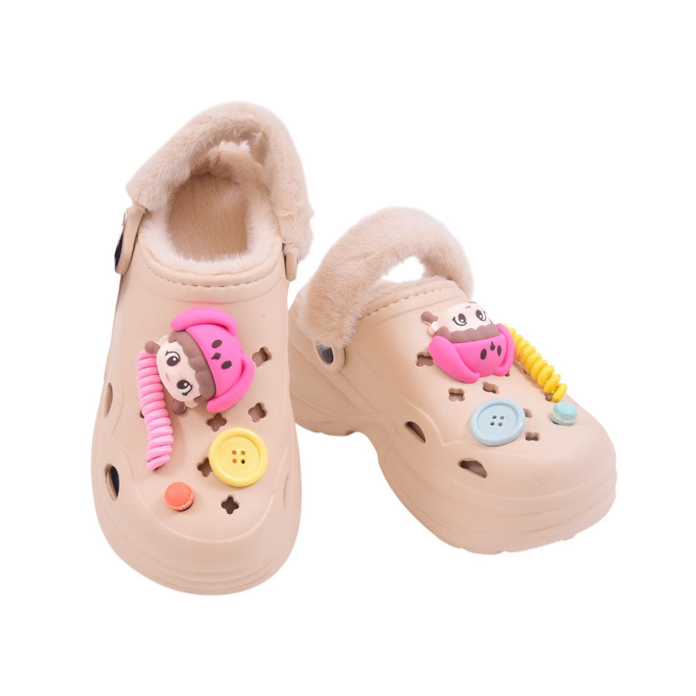 LADIES CARPET CROCK 35-36 IR-24 BEIGE 9956-8 35-40
