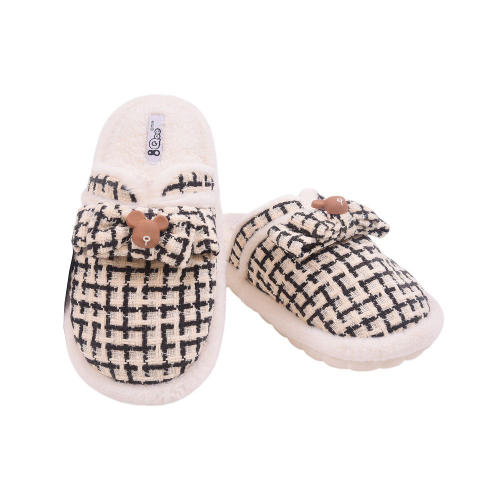 LADIES CARPET SLIPPER 36-37 IR-24 BLACK 2599 36-41