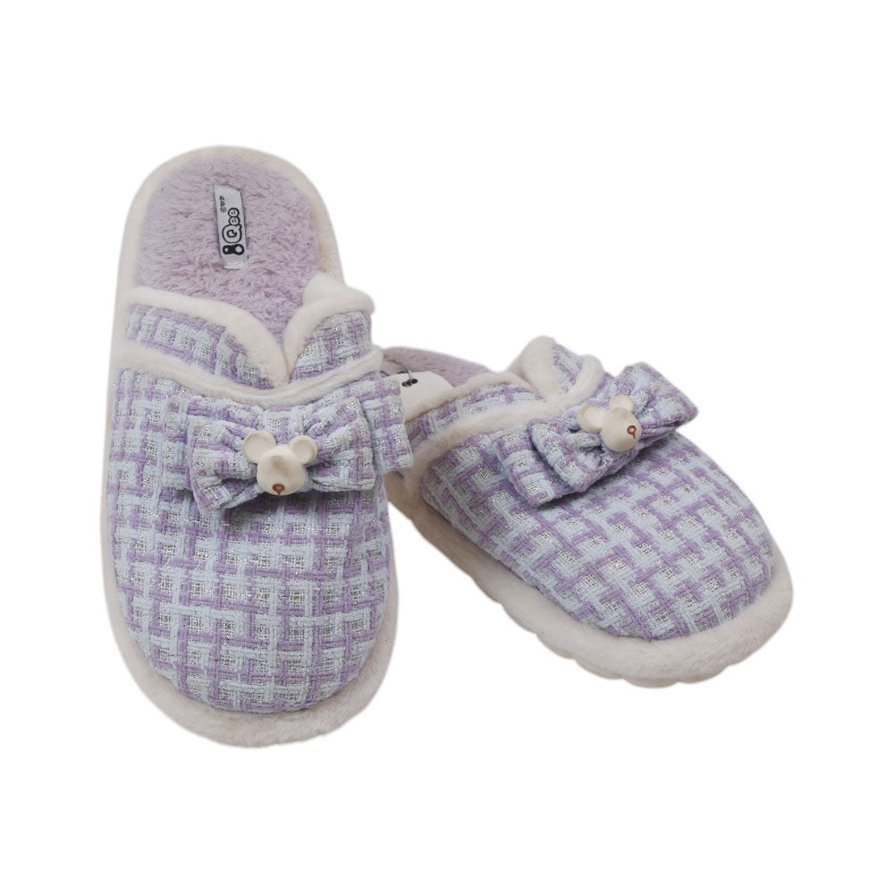 LADIES CARPET SLIPPER 40-41 IR-24 PURPLE 2599 36-41