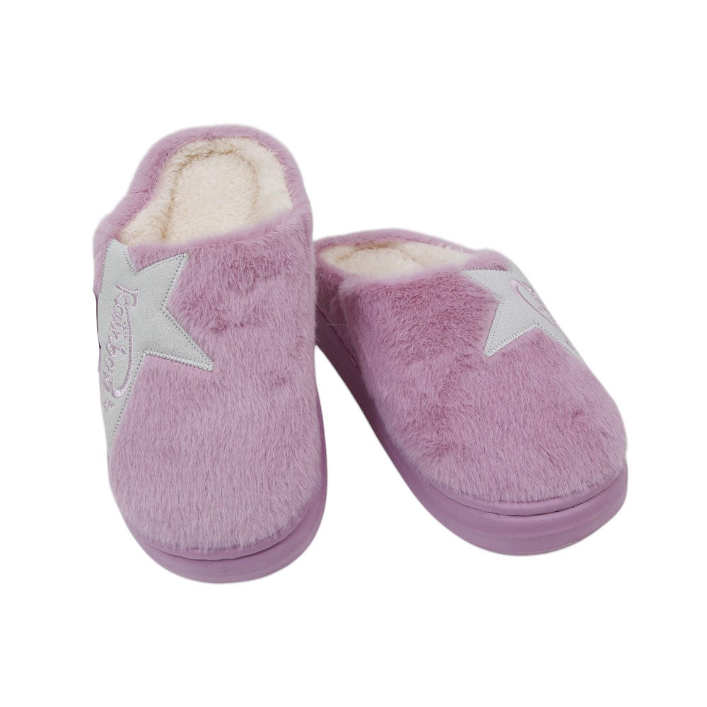 LADIES CARPET SLIPPER 38-39 IR-24 PURPLE 5578 36-41
