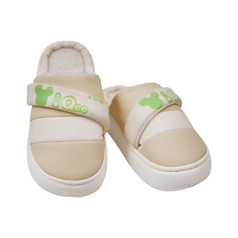 LADIES CARPET SLIPPER 36-37 IR-24 CREAM 2587 36-41