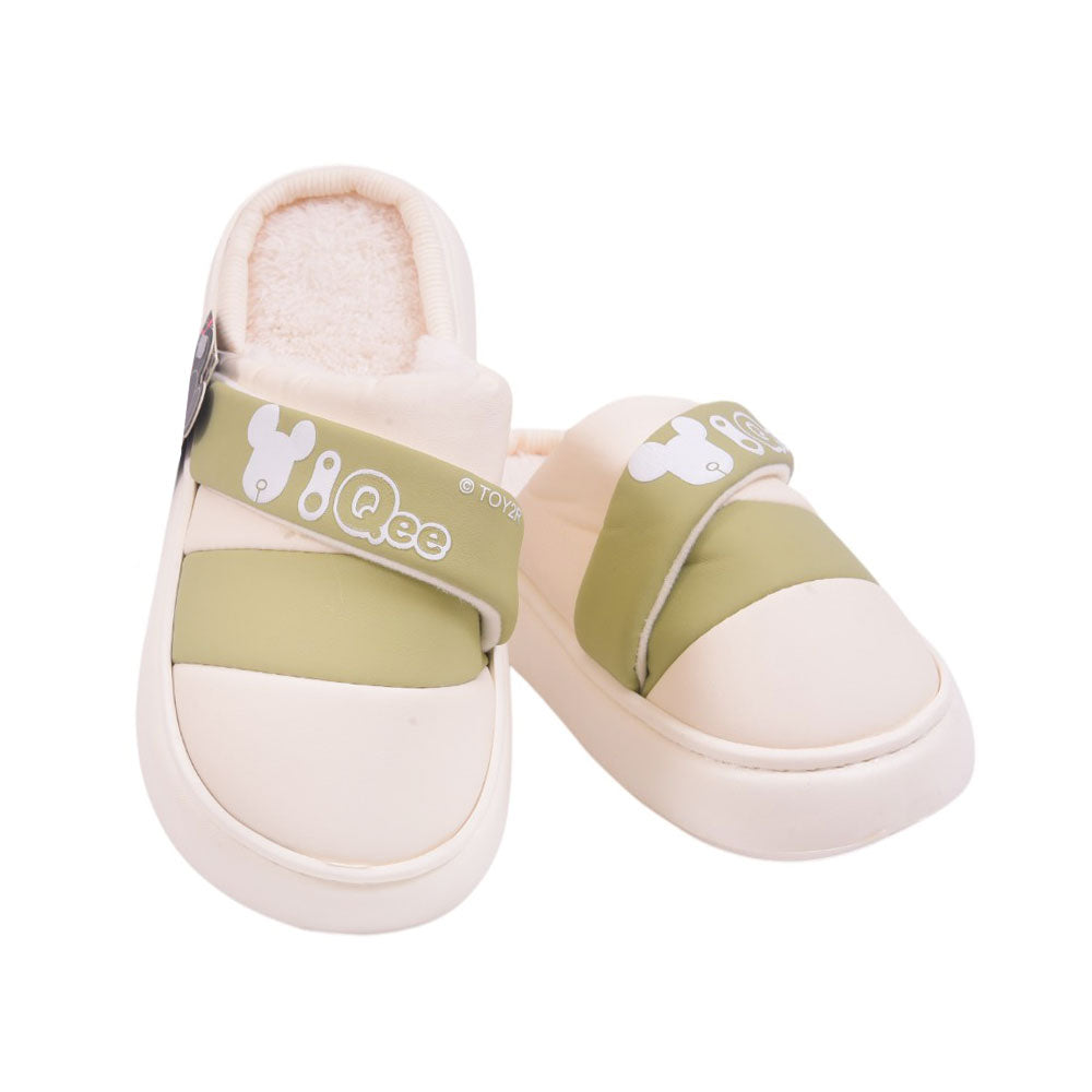 LADIES CARPET SLIPPER 38-39 IR-24 GREEN 2587 36-41