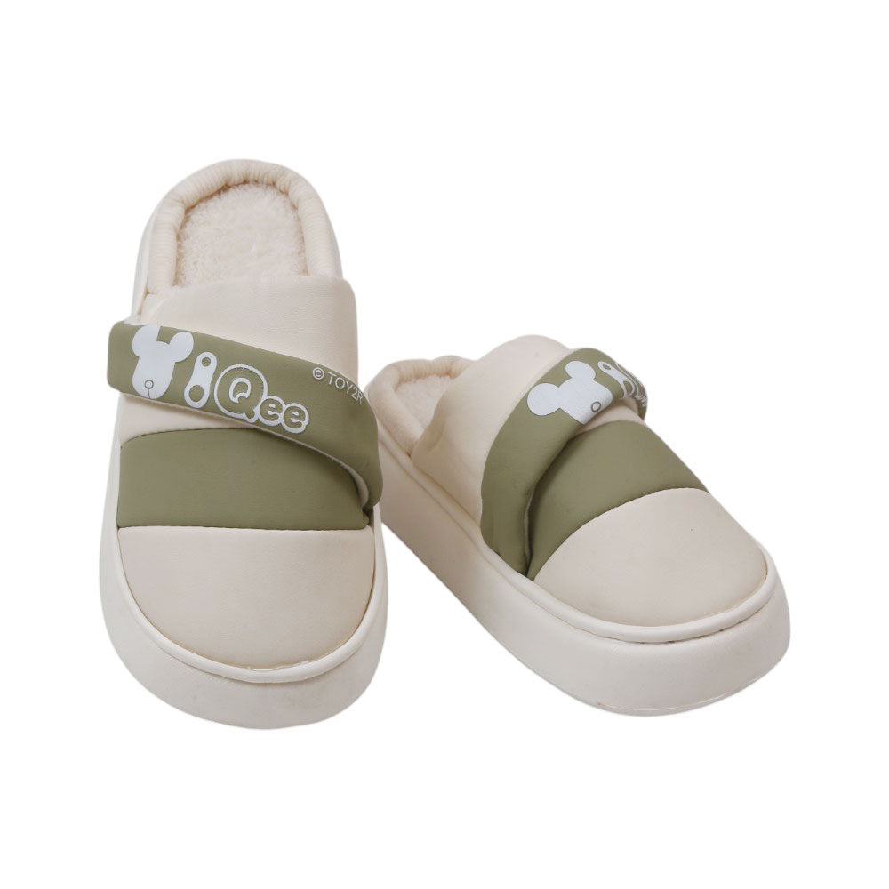 LADIES CARPET SLIPPER 36-37 IR-24 GREEN 2587 36-41