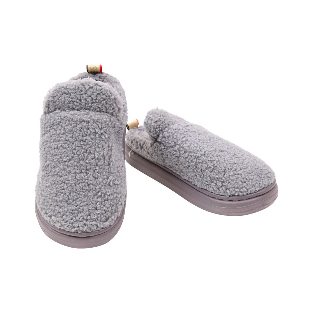 MENS CARPET SLIPPER 40-41 IR-24 GREY 6660 40-45