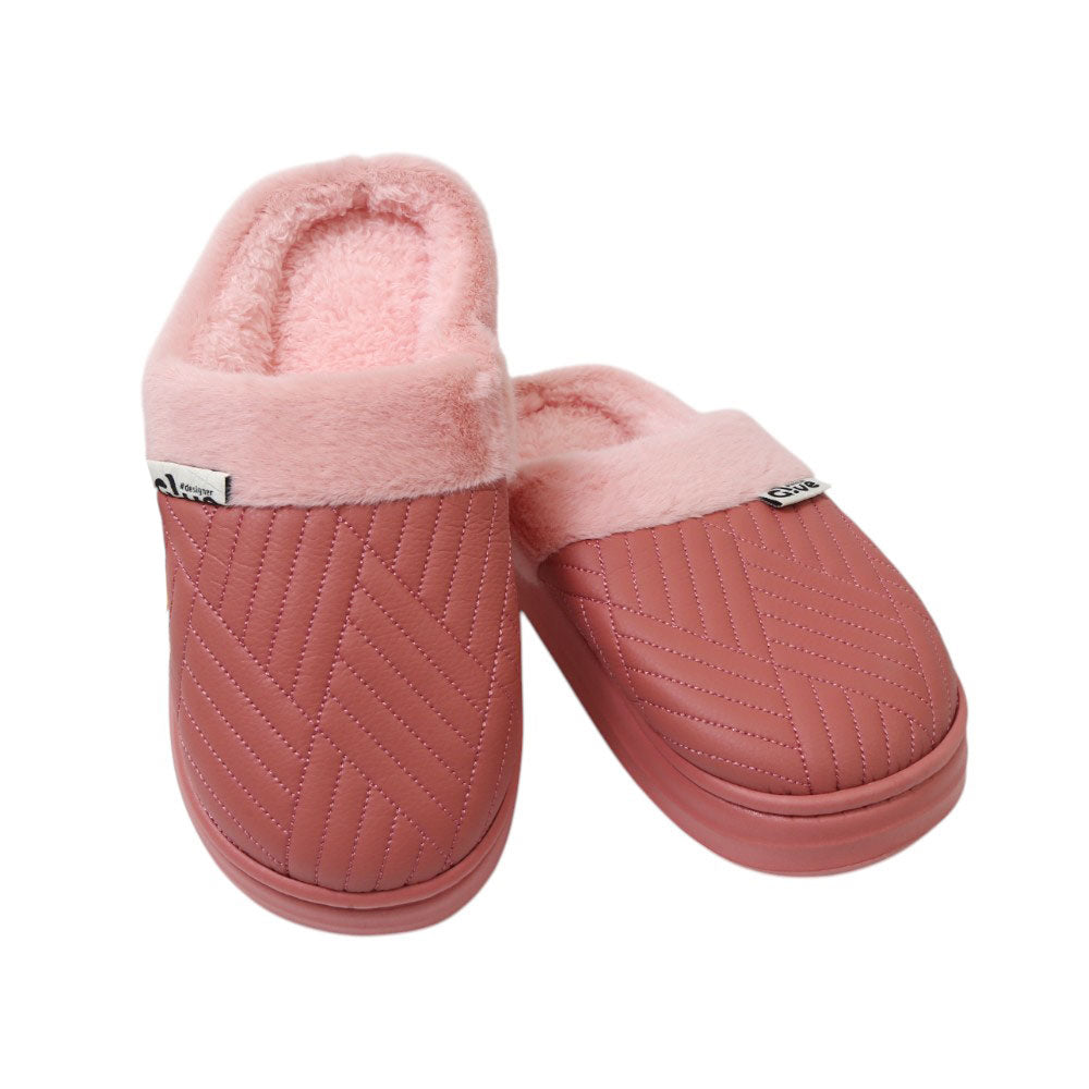 LADIES CARPET SLIPPER 38-39 IR-24 PEACH 5577 36-41