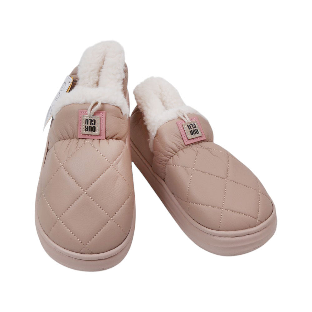 LADIES CARPET SHOES 40-41 IR-24 BROWN 5521 36-41