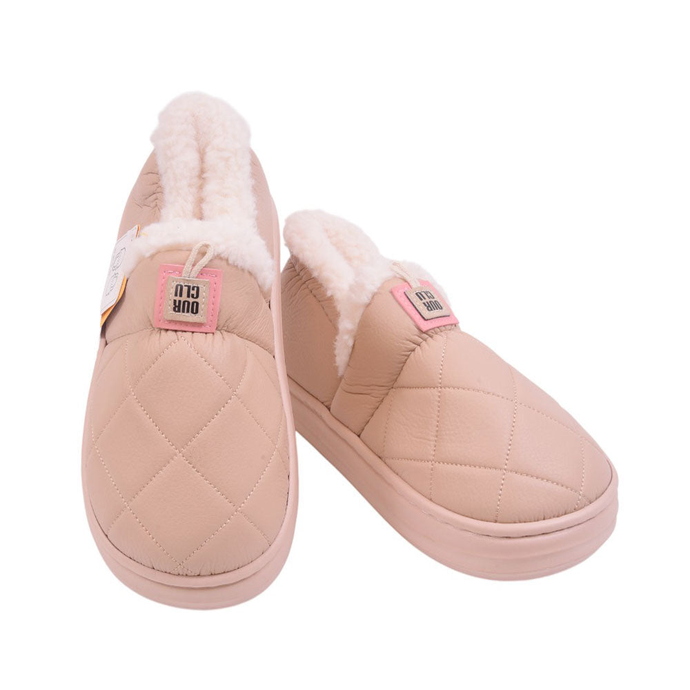 LADIES CARPET SHOES 38-39 IR-24 BROWN 5521 36-41