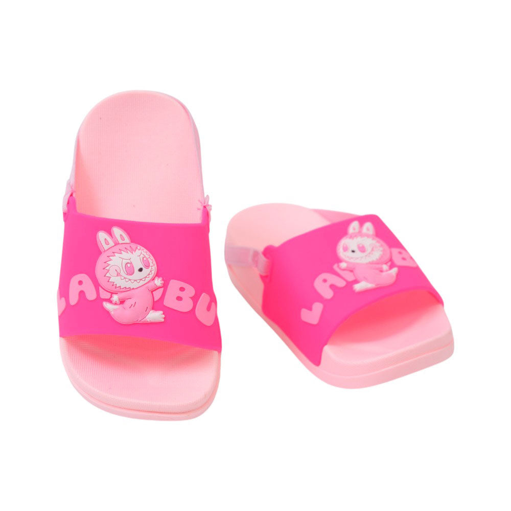 GIRLS SLIPPER BACK STRAP 20-21 PINK WY-7139 18-23