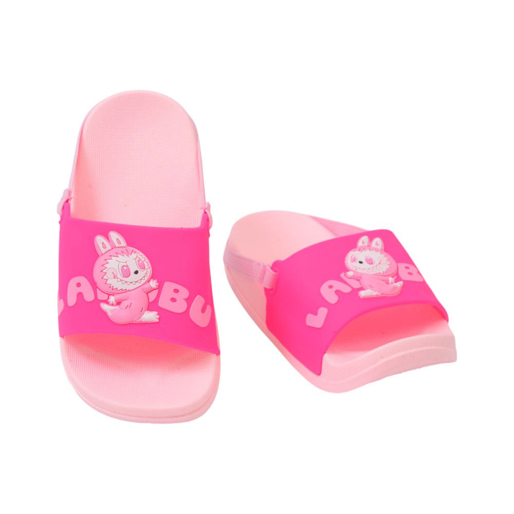 GIRLS SLIPPER BACK STRAP 22-23 PINK WY-7139 18-23
