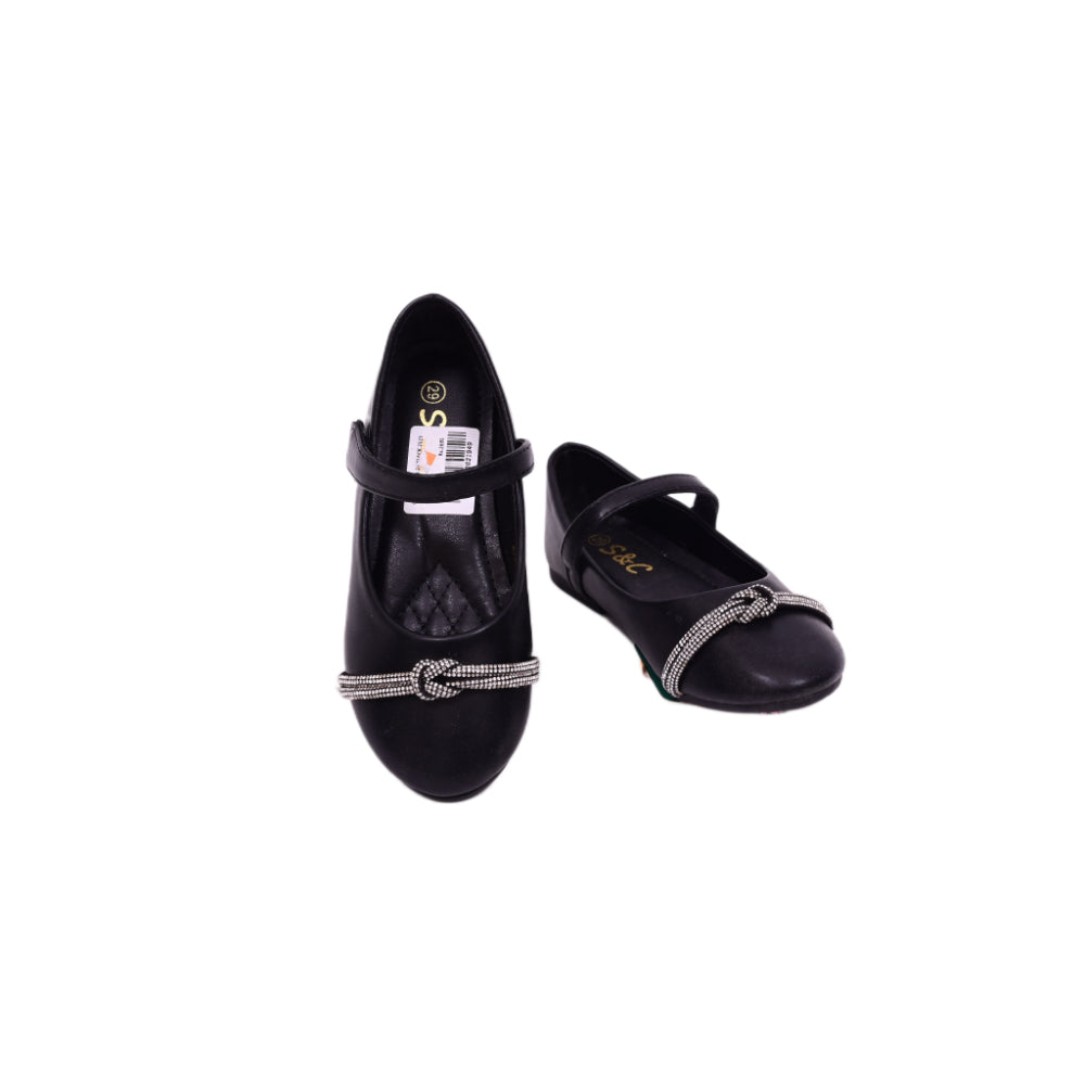 GIRLS PUMPS BLACK 2523 26-31