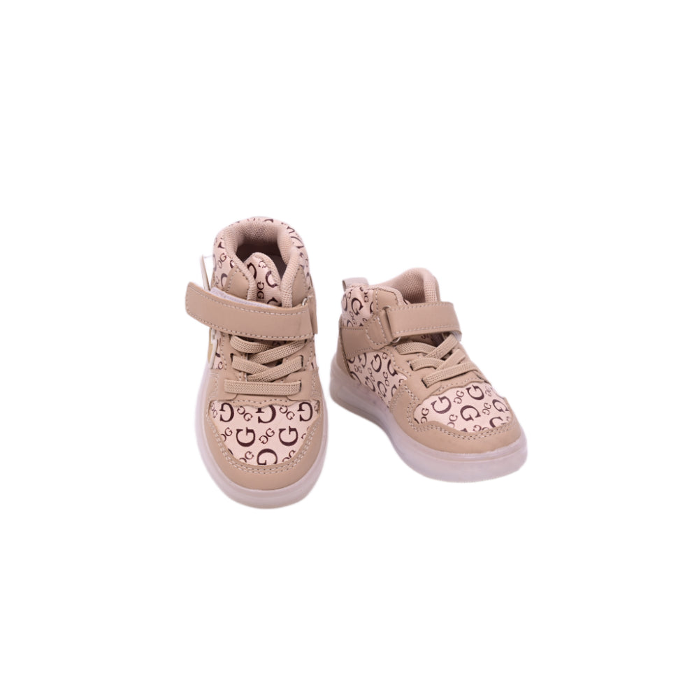 BOYS LONG SHOES IR KHAKI A-25-1 22-26