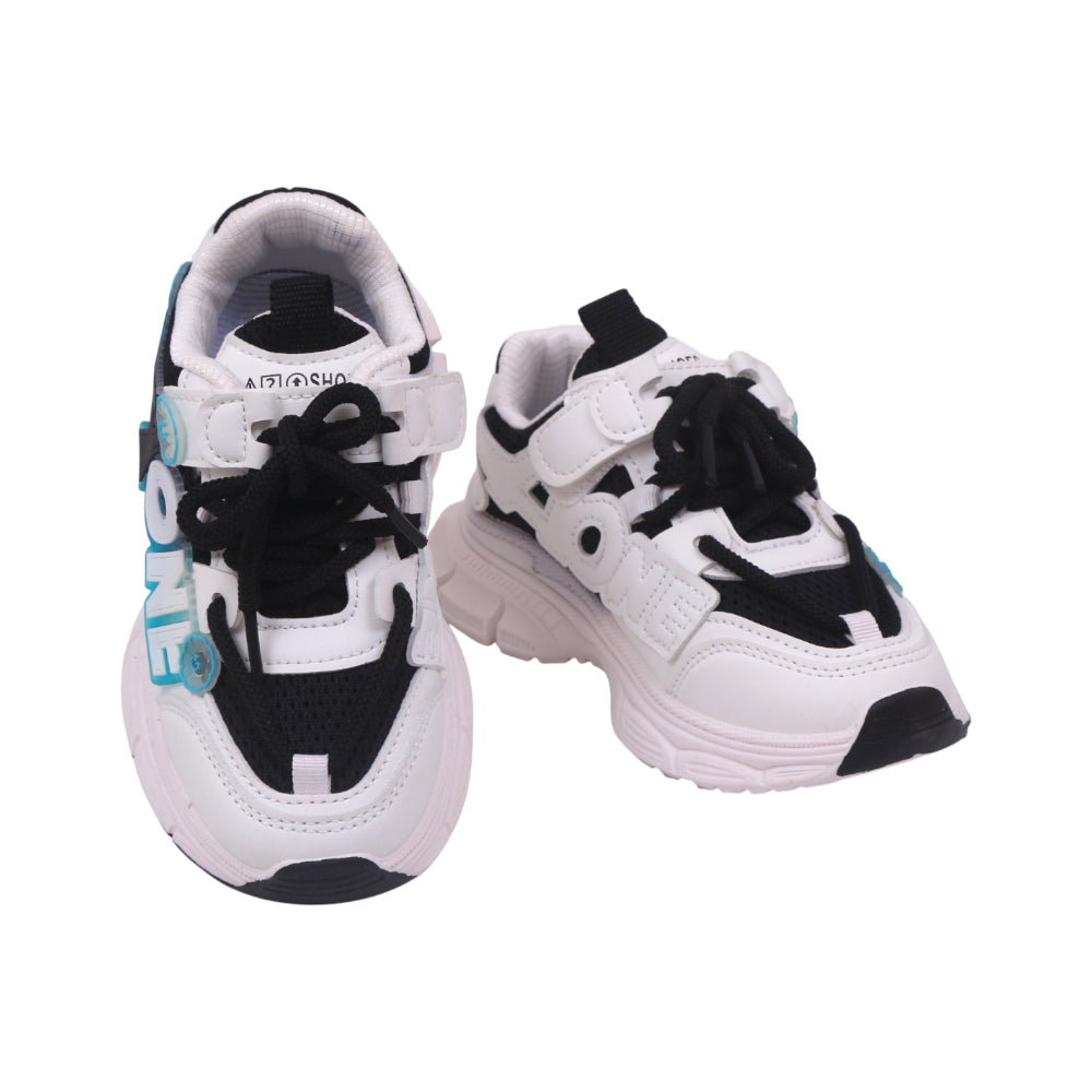 BOYS JOGGER IR 29 WHITE/BLACK C9811 29-34