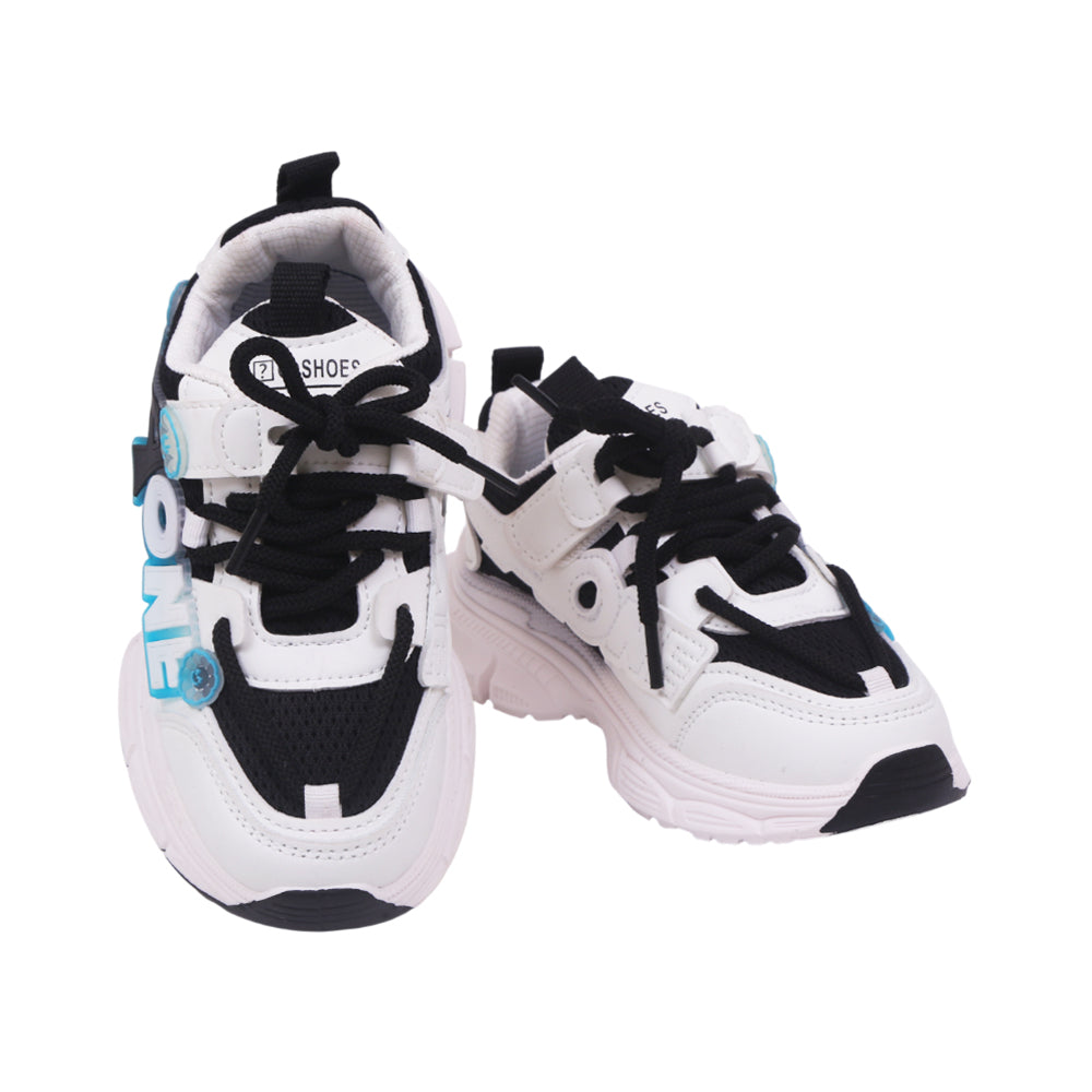 BOYS JOGGER IR 31 WHITE/BLACK C9811 29-34