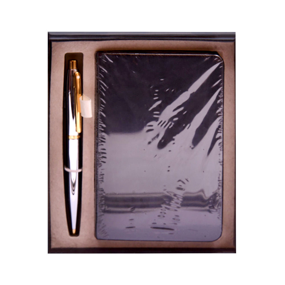 SHEAFFER 9422 G /SET VFM POLISHED CHROME WITH GOLD TRIM  BP