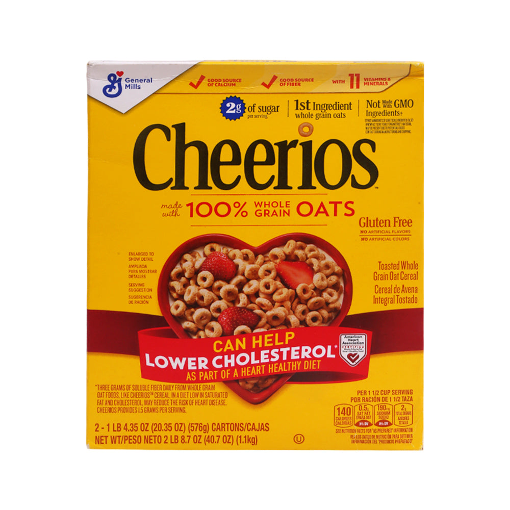 GENERAL MILLS CEREAL CHEERIOS WHOLE GRAIN OAT 1.1KG