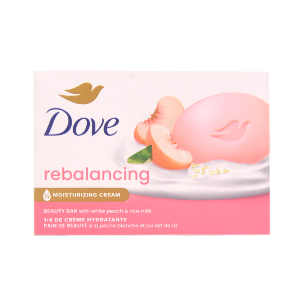 DOVE SOAP REBALANCING PEACH & RICE MILI 106 GM – Al-Fatah