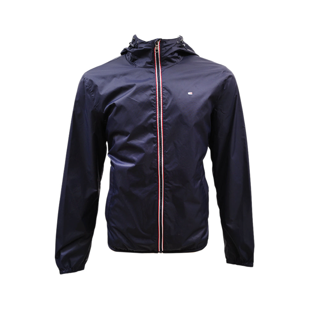 TH MEN L/S RAIN HOODIE 157AN076 NVY S (IRW) (CMSB)
