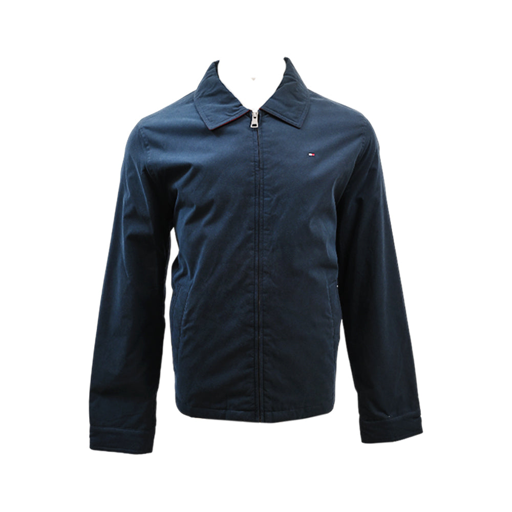 TH MEN L/S MICROTWILL FILLED JACKET 159AK-644 NVY M (IRW) (C