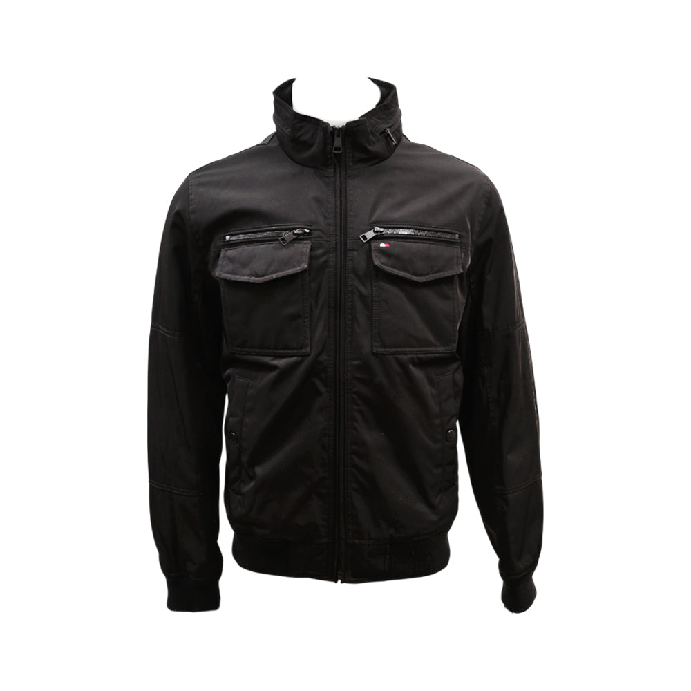 TH MEN L/S PERFORMANCE BOMBER JACKET 158AP775 BLK M (IRW) (C