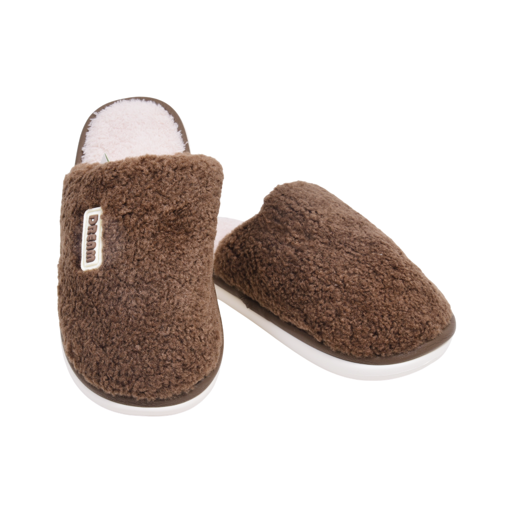 MENS CARPET SLIPPER IR 44-45 COFFEE 25-112 40-45