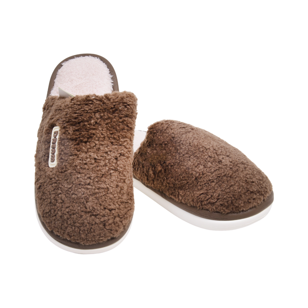 MENS CARPET SLIPPER IR 42-43 COFFEE 25-112 40-45