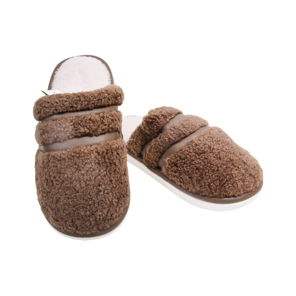 MENS CARPET SLIPPER IR 44-45 COFFEE 25-77 40-45