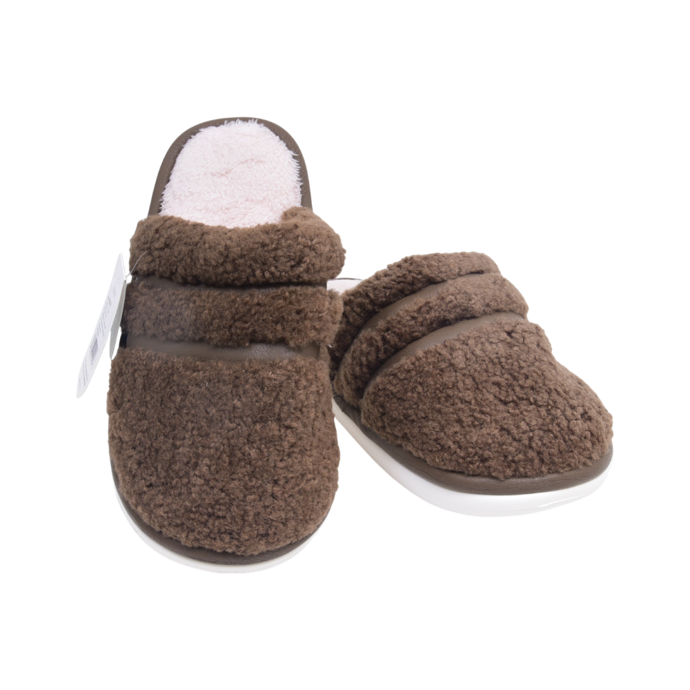 MENS CARPET SLIPPER IR 42-43 COFFEE 25-77 40-45