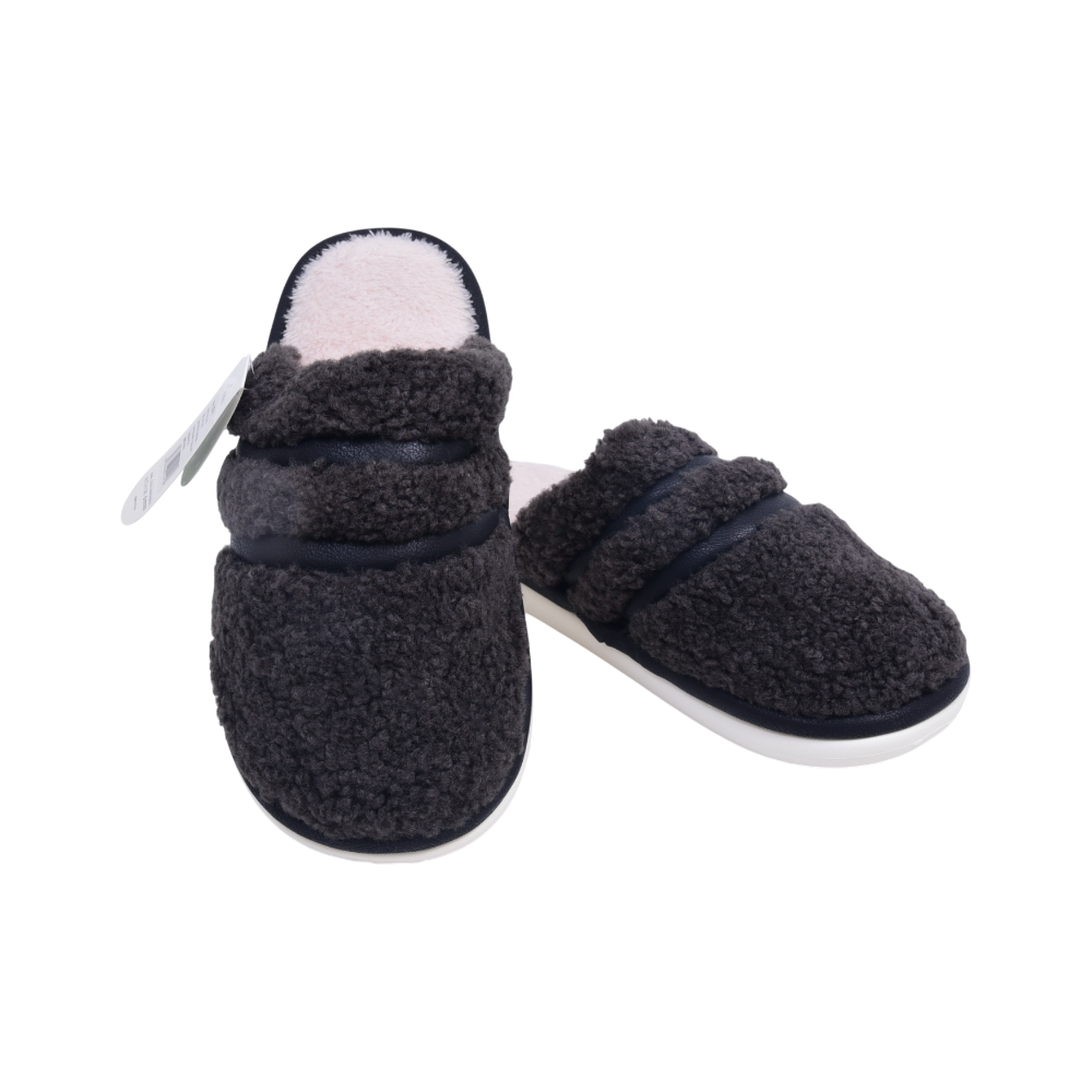 MENS CARPET SLIPPER IR 42-43 BLACK 25-77 40-45