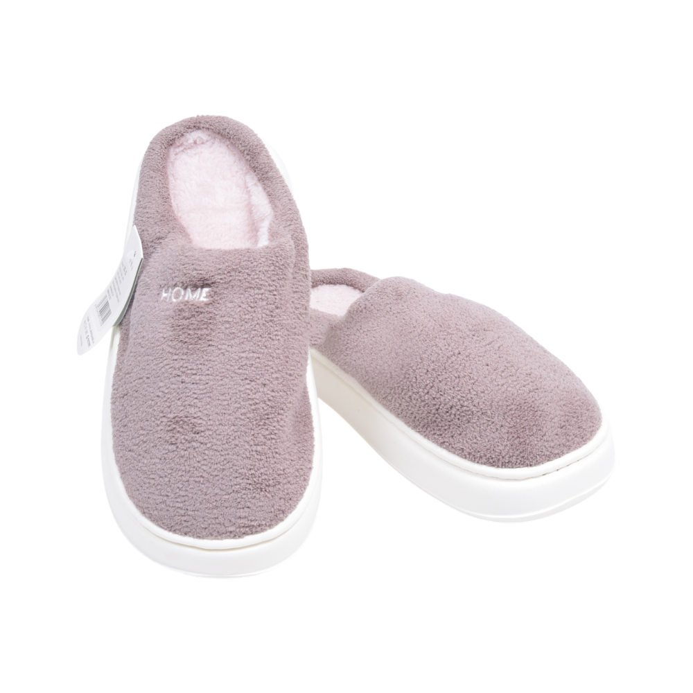 MENS CARPET SLIPPER IR 42-43 L-GREY 25-22 40-45