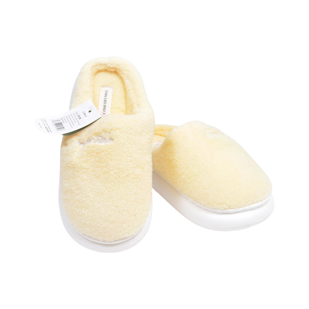 LADIES CARPET SLIPPER IR 38-39 YELLOW 25-28 36-41
