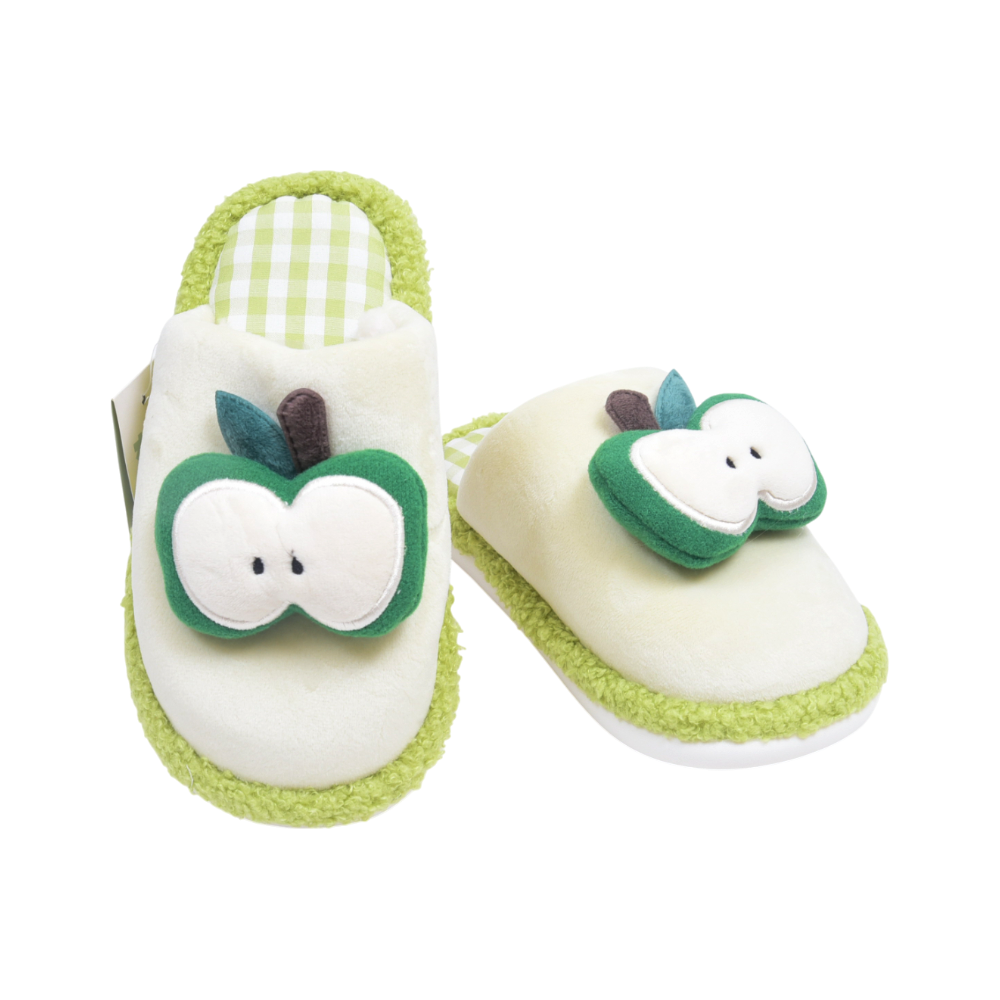 GIRLS CARPET SLIPPER IR 34-35 GREEN 25-91-1 30-35