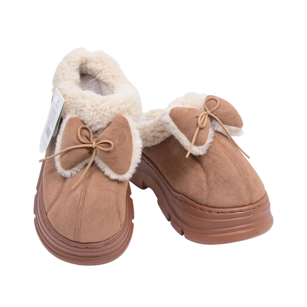 LADIES CARPET SLIPPER IR 40-41 CAMEL 25-103 36-41
