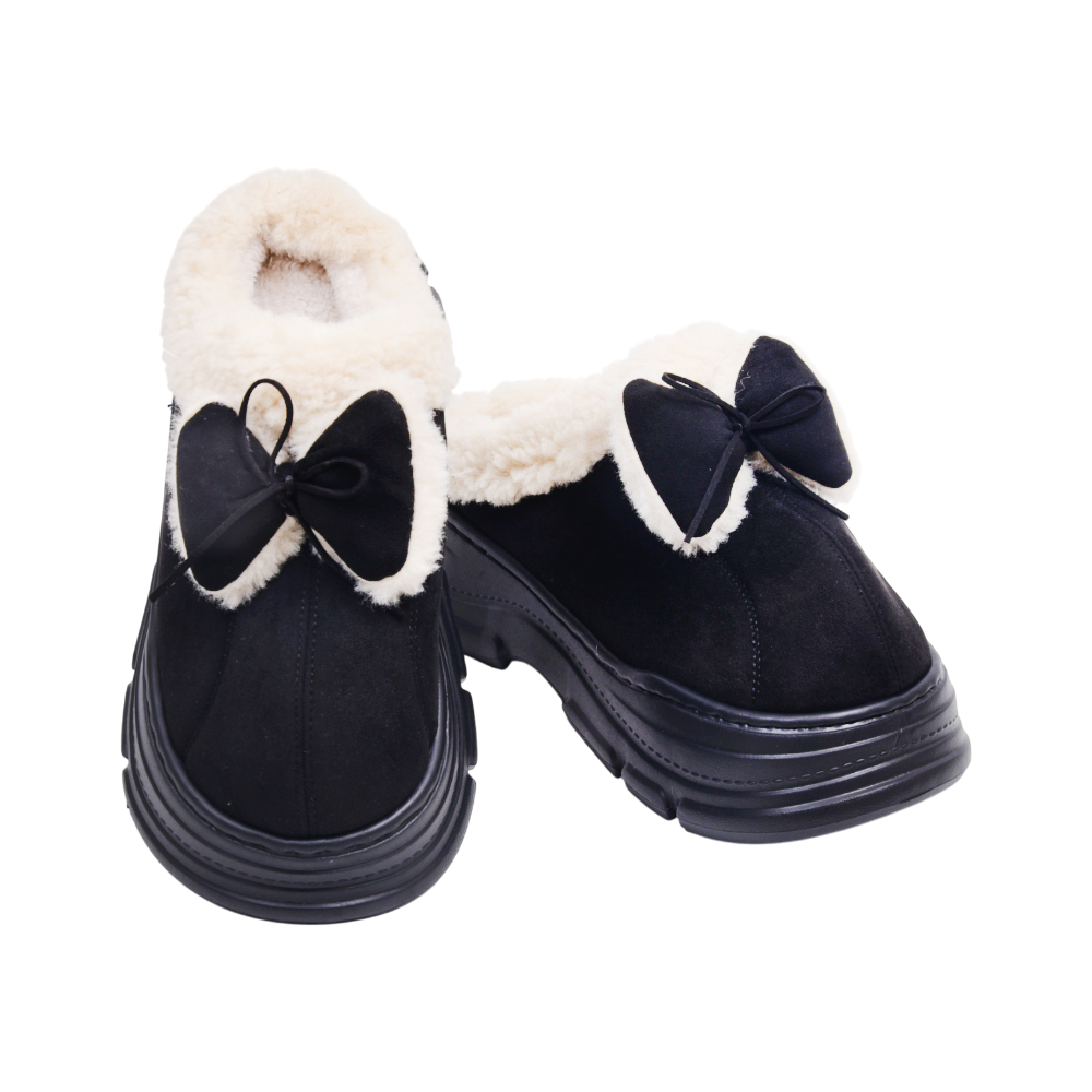 LADIES CARPET SLIPPER IR 40-41 BLACK 25-103 36-41