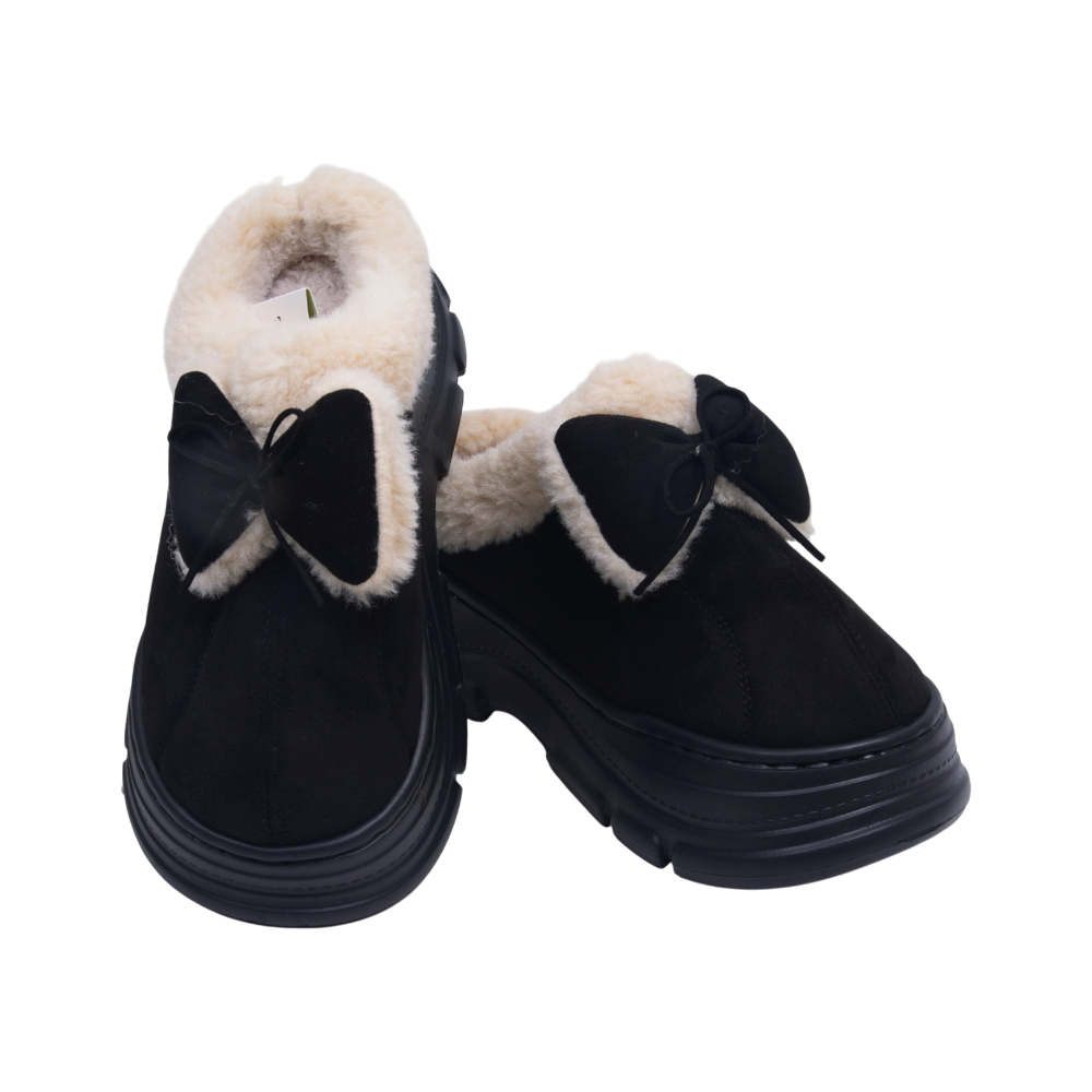 LADIES CARPET SLIPPER IR 38-39 BLACK 25-103 36-41