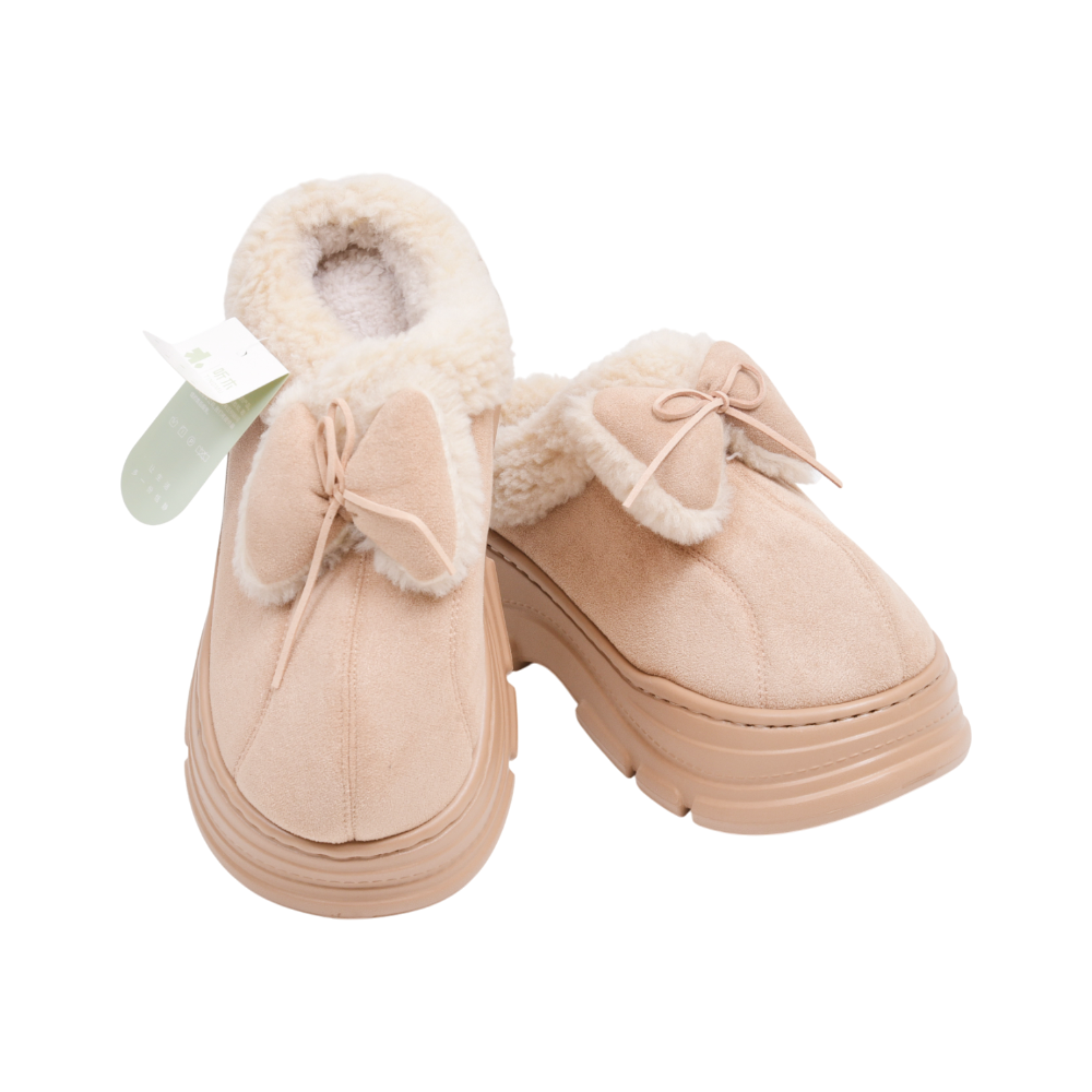 LADIES CARPET SLIPPER IR 40-41 BROWN 25-103 36-41