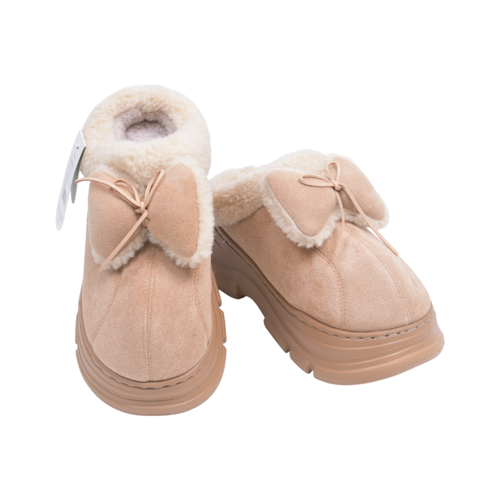 LADIES CARPET SLIPPER IR 38-39 BROWN 25-103 36-41Q
