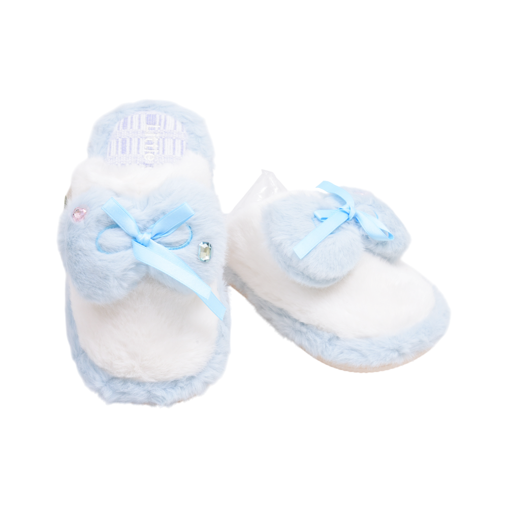 LADIES CARPET SLIPPER IR 40-41 SKYBLUE 25-6-1 36-41